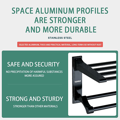 Bathroom Towel Set with Six-piece Hardware Accessories