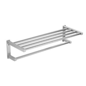 Chrome Bath Towel Rack Holder