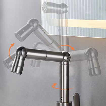 New Design Stainless Steel Body Kitchen Faucet