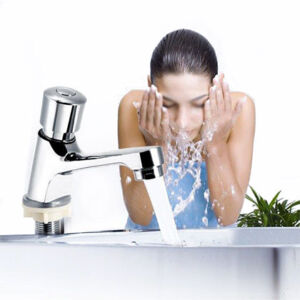 Water Saving Time Delay Basin Sink Tap Faucet