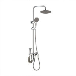 4 Functions Brass Bathtub Bathroom Shower Faucets Mixers