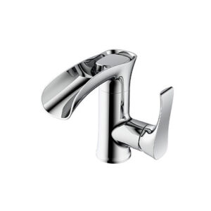 Best Single Hole Waterfall Spout Bathroom Basin Sink Faucet