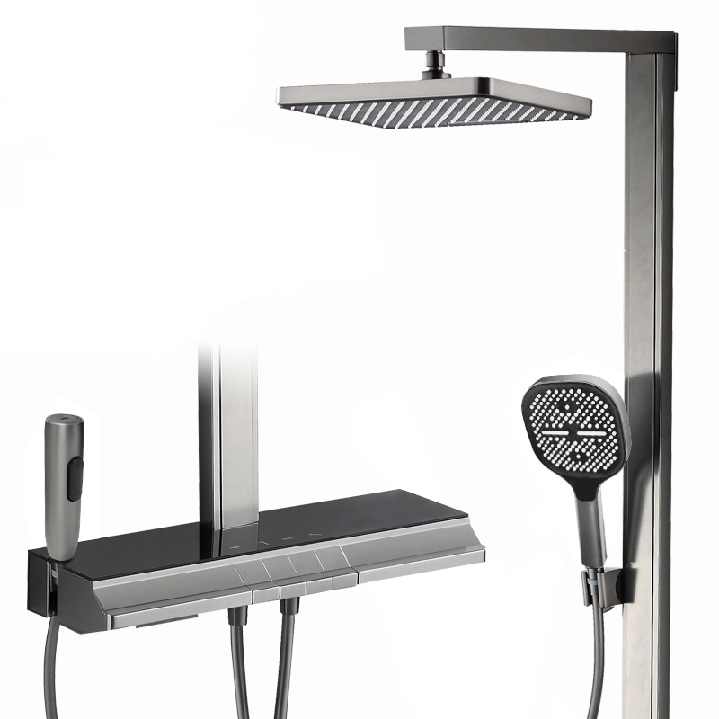 4 funtions Smart Adjustable Temperature Bathroom  Shower Set